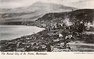 Ruins of Saint-Pierre, Martinique - Eruption of Mount Pelee