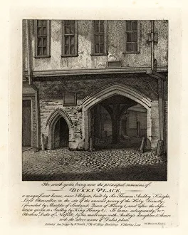Antiquities Gallery: The ruins of the South Gates of Dukes Place