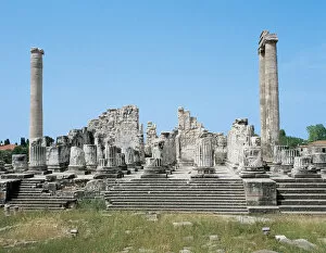 Anatolia Collection: The ruins of the Temple of Apollo at Didyma. Turkey