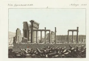 Palmyra Prints: Ruins of the Temple of Baal at Palmyra, Syria