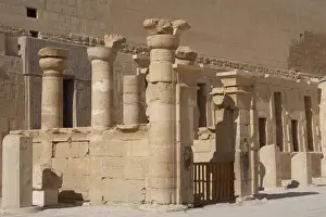 Ruins of one of the temple next to the Temple of Hatshepsut