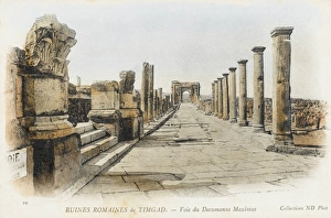 Ruins of Timgad, Algeria Ruins of Timgad, Algeria