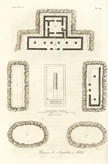 Ruins of the tombs of Mitla or Miguitlan, Mexico