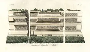 Ruins of the tombs of Mitla or Miguitlan, Mexico