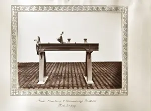 Rule marking and measuring machine