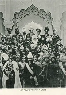 Rulers Prints: The Ruling Princes of India