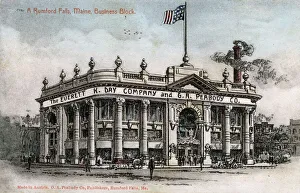 Business Gallery: Rumford Falls, Maine, USA - A Business Block