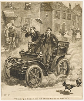 Alarms Gallery: Runaway Car / Ca 1900