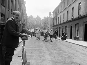 Runners Prints: Runners in Victoria Place, Haverfordwest, South Wales