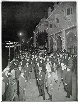 Attraction Prints: Running on narrow railway line was a popular attraction