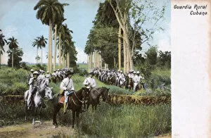 Authority Gallery: Rural Guard on horseback, Cuba
