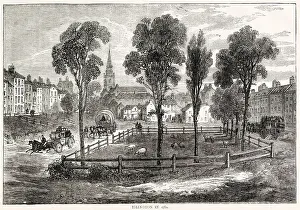 A rural Islington in North London. Date: 1780