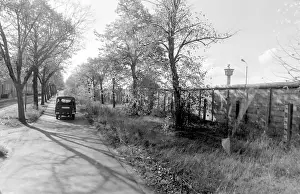 Rural view of the Berlin Wall, Berlin, Germany
