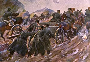 Retreat Prints: Rus / Jap War : Retreating
