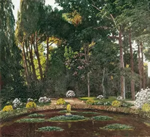 Casals Prints: RUSIяL, Santiago. Garden (Arb&#x28e9973)