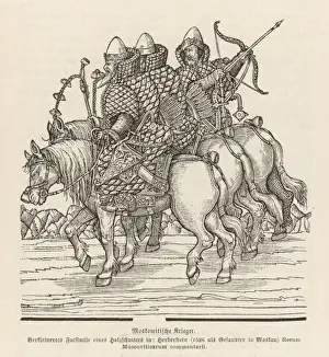 Muscovite Prints: Russia / 1526 / Warriors