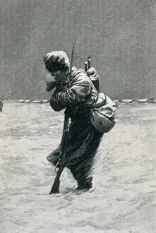 Vanguard Prints: Russia (1904). Vanguard sentry. Picture by G