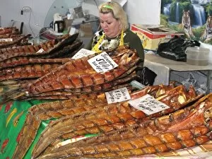 Russia, Astrakan. A Fish Market