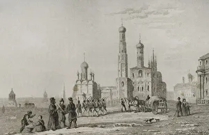 Lemaitre Prints: Russia, Moscow. Ivan the Great Bell Tower