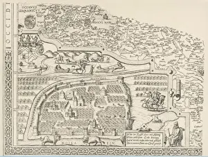 1590 Prints: Russia / Moscow / Map / C16