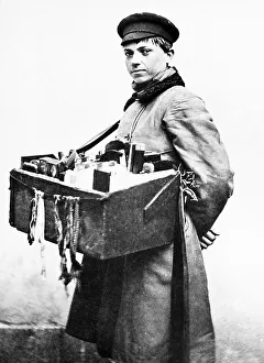 Russia Moscow street seller pre-1900