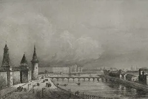 1763 Prints: Russia, Moscow. View of the Foundling Home or Orphanage