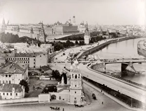 Russia - along the Moskva River, Moscow, Kremlin