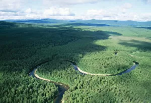 Landscapes Gallery: RUSSIA - North Urals Mountains, Aerial, view