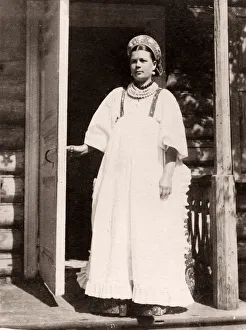 Russia - Portrait of a Russian woman - a nurse
