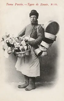 Spoons Prints: Russia, Street Utensil Seller