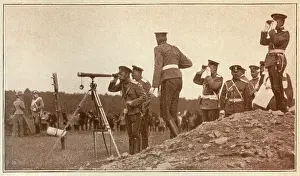 Generals Prints: Russia - Tsar Nicholas II - Military manoeuvres at Ropcha