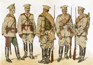 Sergeant Prints: Russian army uniforms, WW1