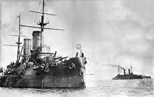 Images Dated 22nd November 2011: Russian battleship Slava, WW1