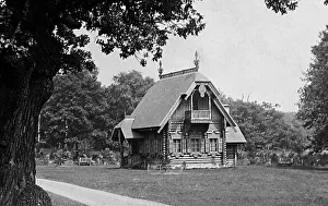 Notts Prints: The Russian Cabin in Sherwood Forest, Nottinghamshire