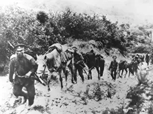 Russians Prints: Russian Cavalry Reconnaissance, 1904