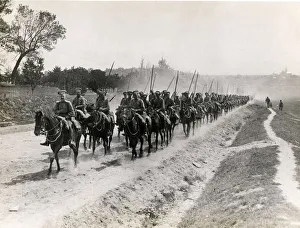 Flanders Prints: Russian cavalry during World War I