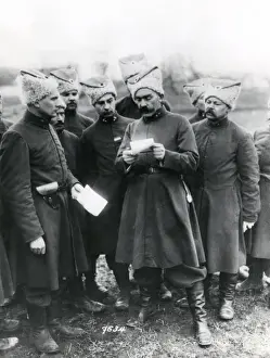 Consultation Prints: Russian Cossack officers, WW1