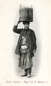 Balances Prints: Russian Dyer with his vat and belt pouches