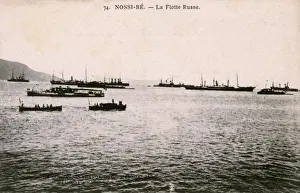 The Russian Fleet at Nossi-Be off the coast of Madagascar
