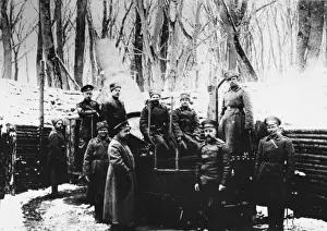 Russian heavy gun position