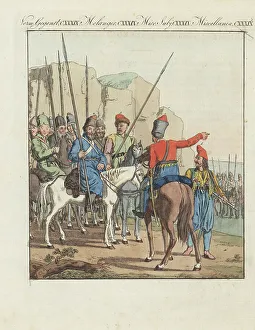 Irregular Prints: Russian irregular light horse