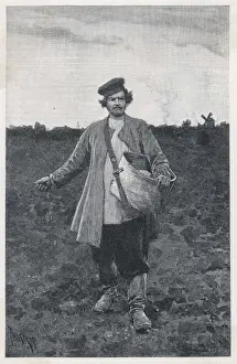S Eed Prints: Russian Moujik Sowing