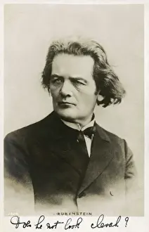 Musician Prints: Russian pianist and composer Anton Grigorevic Rubinstein