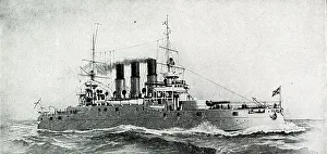 Dreadnought Prints: Russian pre-dreadnought battleship, Retvisan