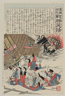 Russian railroad troop transport and soldiers crashing throu Russian railroad troop transport and soldiers crashing throu