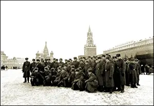 Mood Prints: Russian Red Army Soldiers - Red Square, Moscow