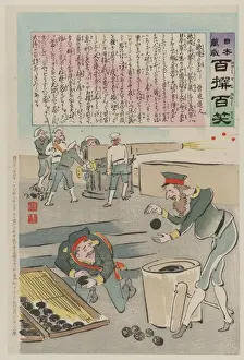 B Alls Prints: Russian sailors making cannon balls for their battleships g
