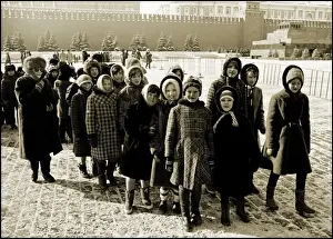 Russian school children - Red Square, Moscow