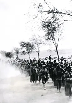 Capture Prints: Russian soldiers captured at Lemberg, Galicia, WW1