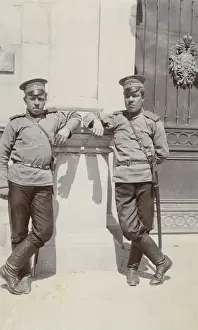 Russian soldiers in China